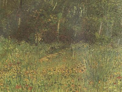 Vincent Van Gogh Park at Asnieres in Spring (nn04) oil painting image